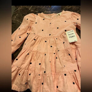 Pink courdroy tiered mini dress by Tucker and Tate size 2 for little girls